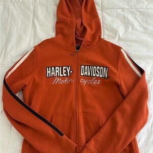 Harley-Davidson Orange Hoodie